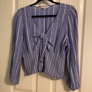 Long sleeve crop top